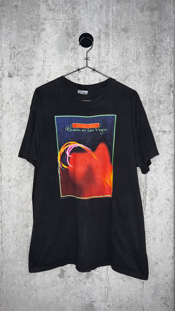 COCTEAU TWINS HEAVEN OR LAS VEGAS ALBUM ART TEE | BLACK VARIANT