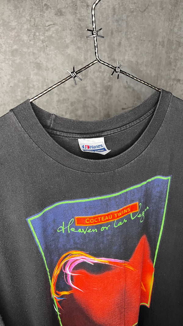 COCTEAU TWINS HEAVEN OR LAS VEGAS ALBUM ART TEE | BLACK VARIANT