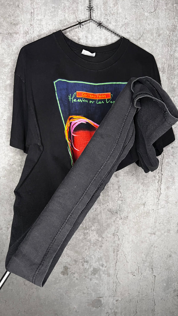 COCTEAU TWINS HEAVEN OR LAS VEGAS ALBUM ART TEE | BLACK VARIANT