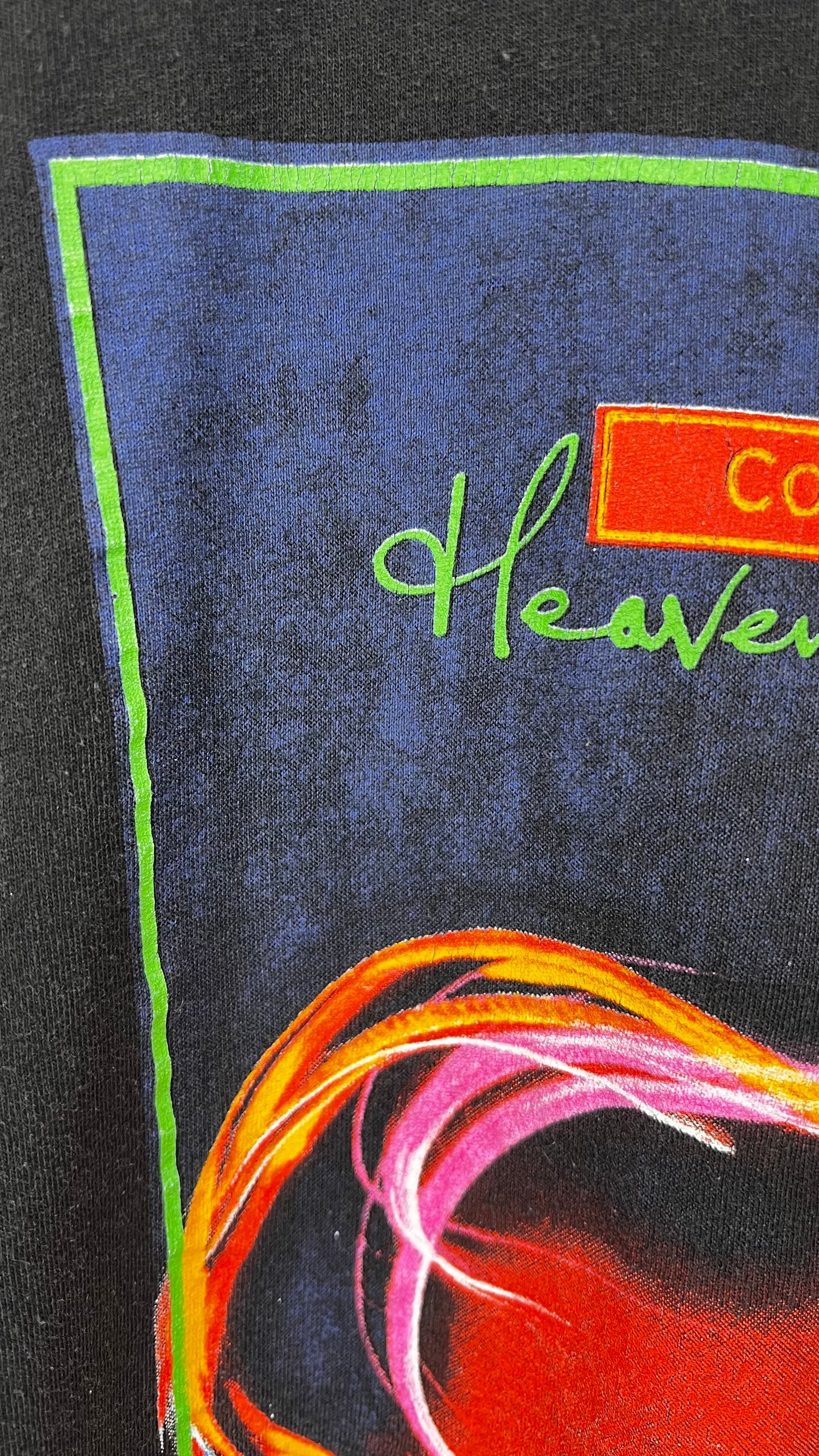 COCTEAU TWINS HEAVEN OR LAS VEGAS ALBUM ART TEE | BLACK VARIANT