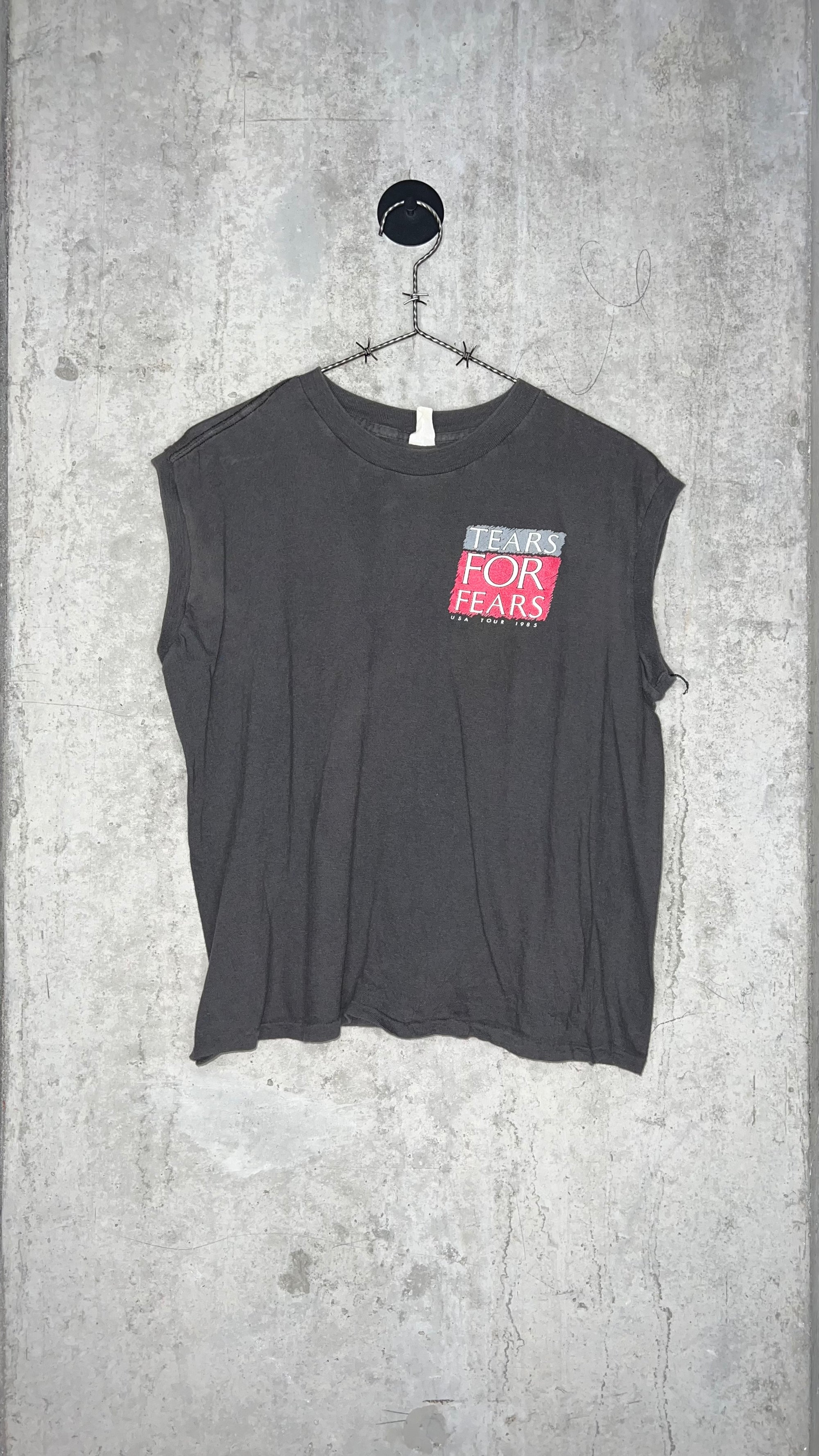 TEARS FOR FEARS USA TOUR CONCERT SLEEVELESS BOXYY TEE