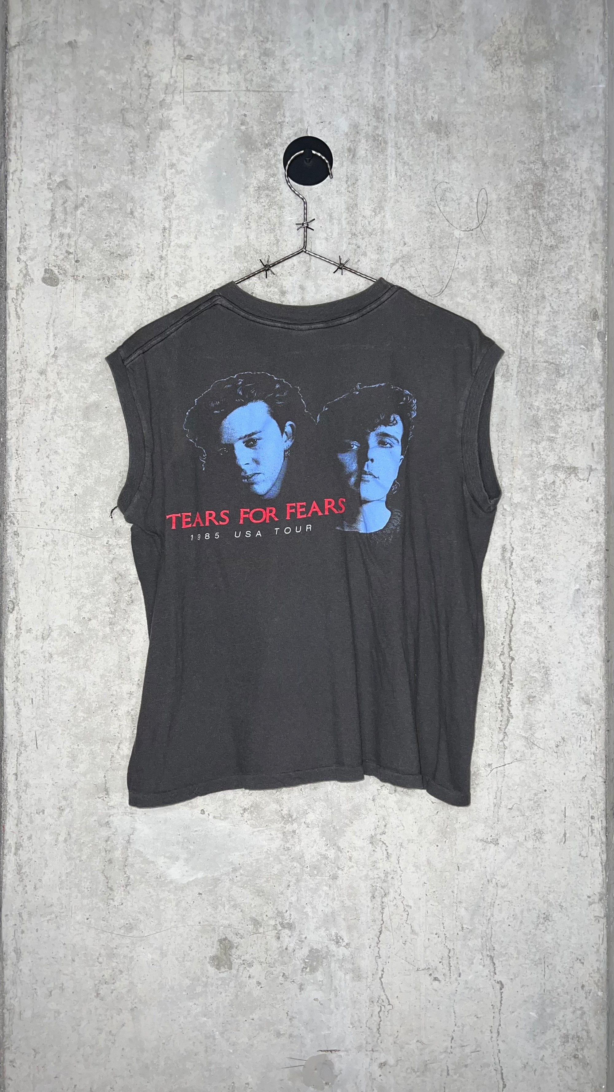 TEARS FOR FEARS USA TOUR CONCERT SLEEVELESS BOXYY TEE