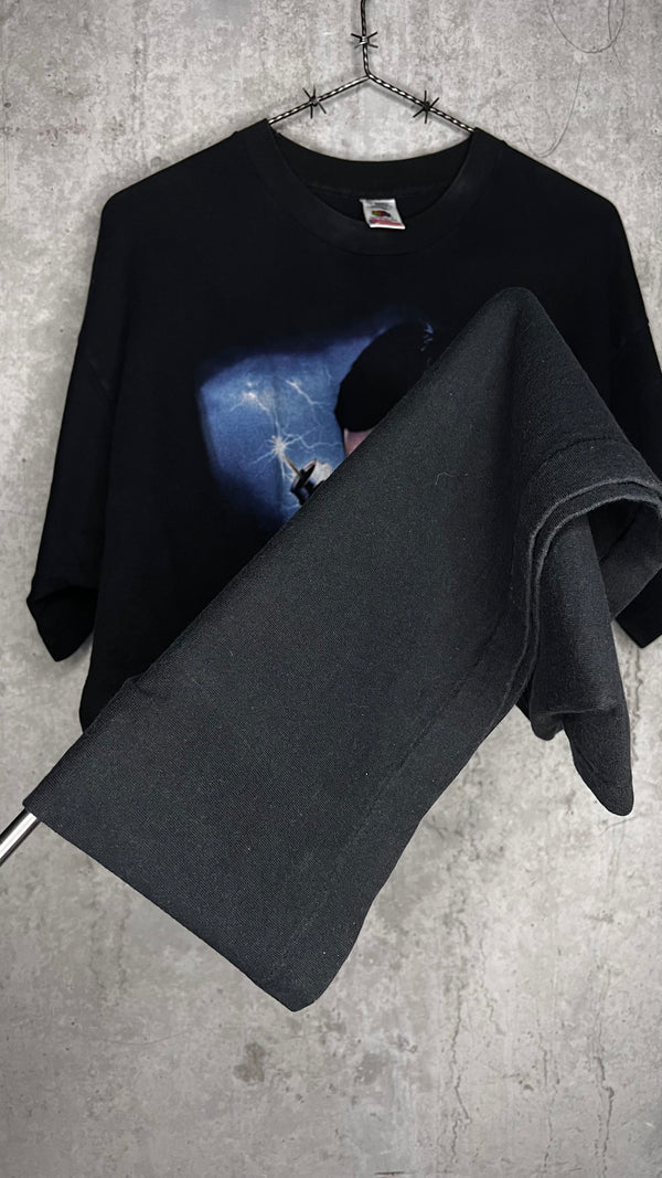 CABLE GUY TEE | THERE’S NO SUCH THING AS FREE CABLE | RARE SS FRONT HIT VARIANT | JIM CARREY