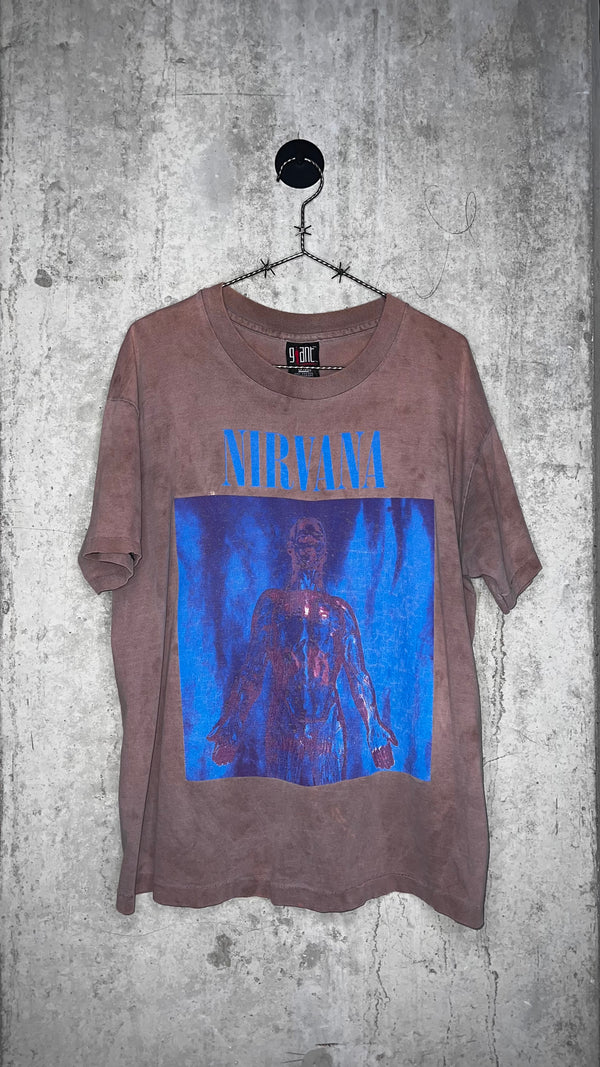 NIRVANA SLIVER TEE | BLEACHED FADER