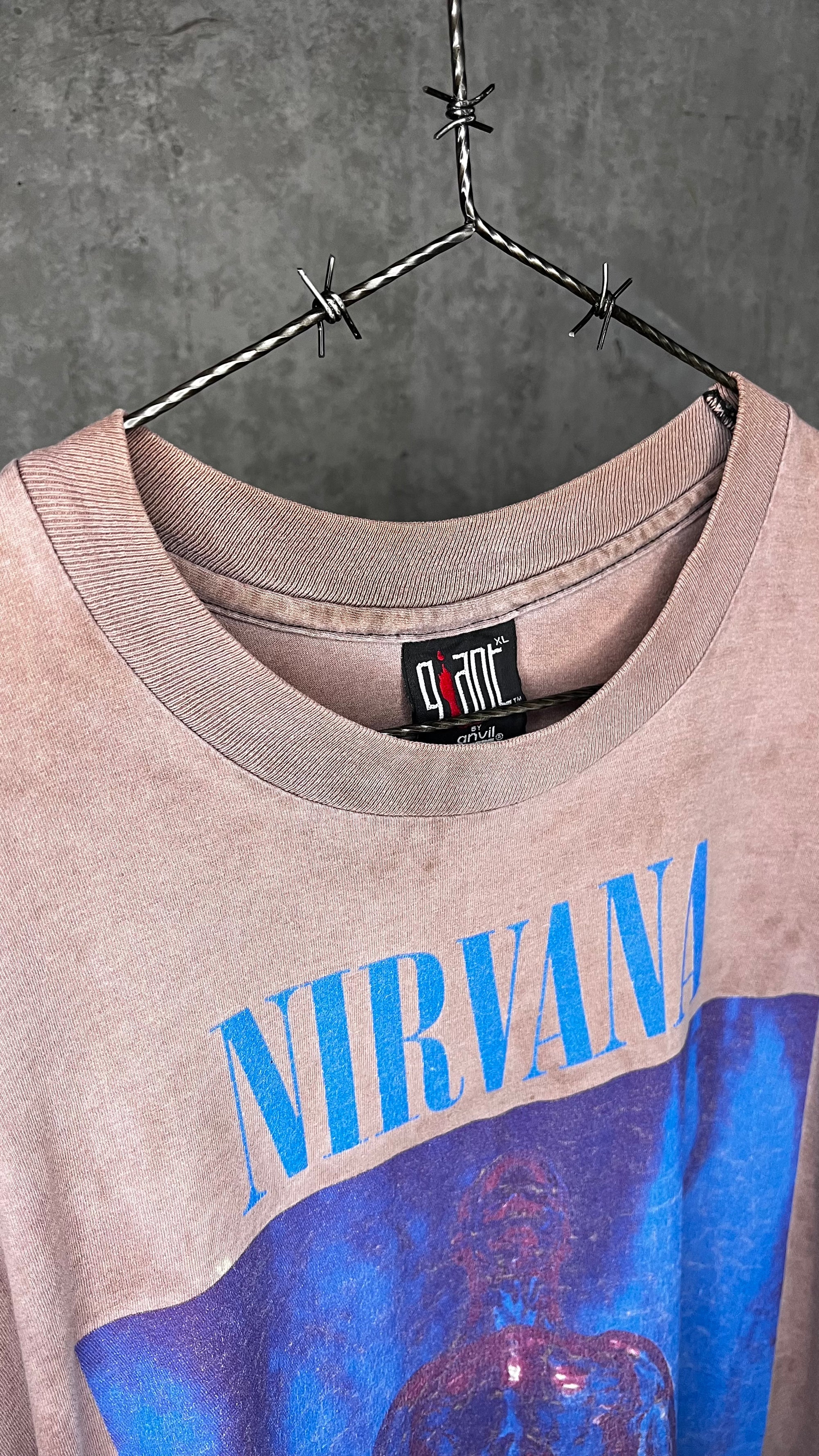 NIRVANA SLIVER TEE | BLEACHED FADER