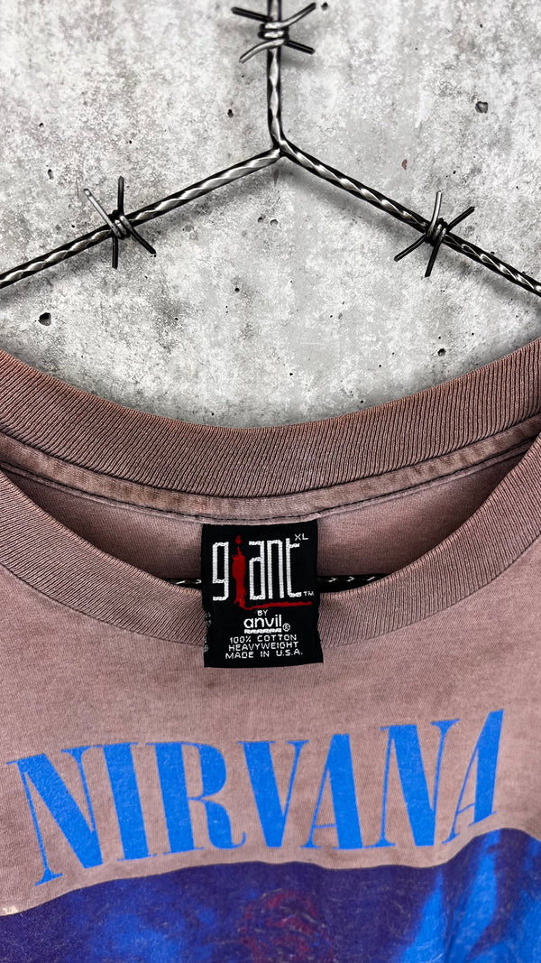 NIRVANA SLIVER TEE | BLEACHED FADER