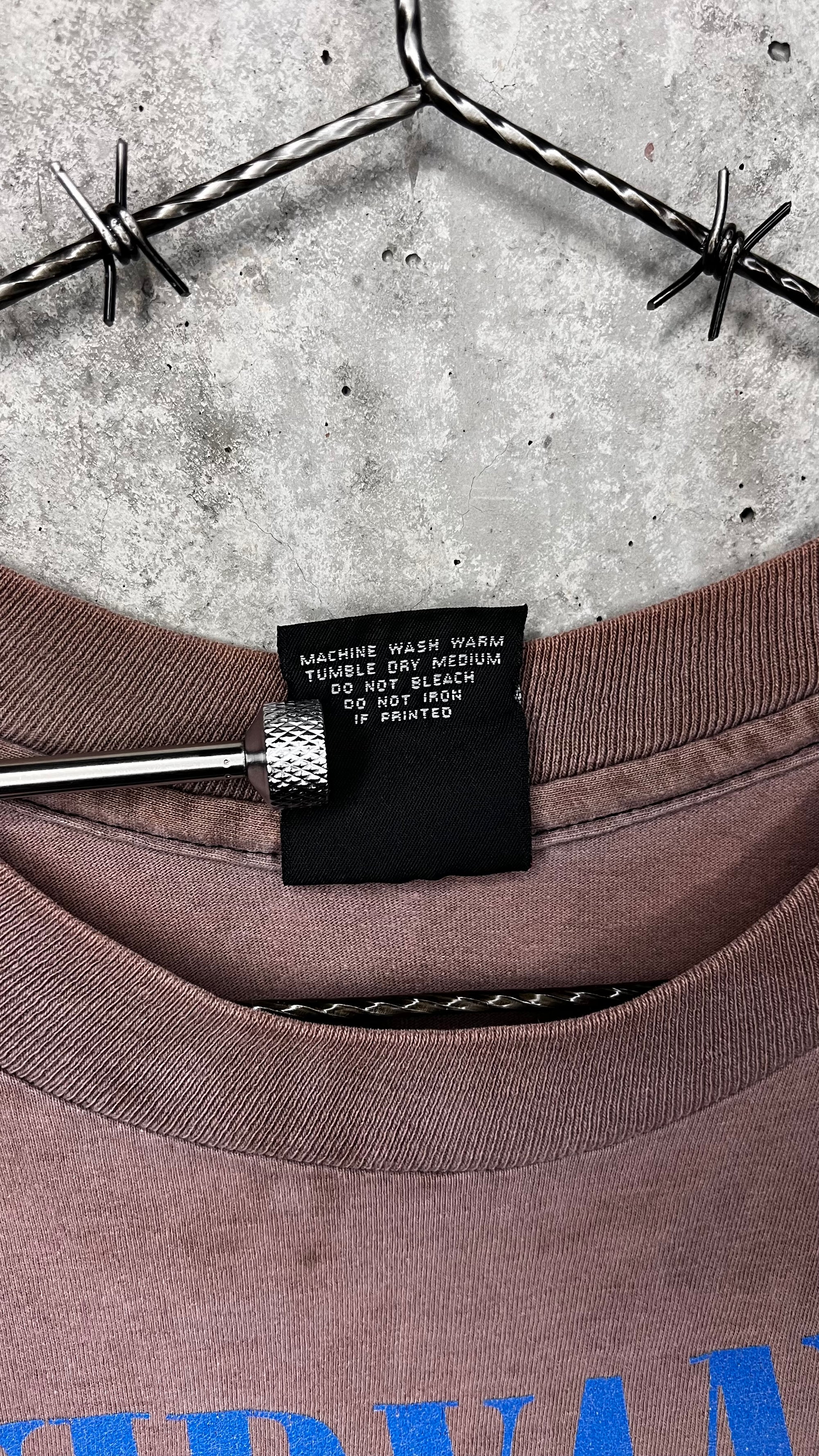 NIRVANA SLIVER TEE | BLEACHED FADER