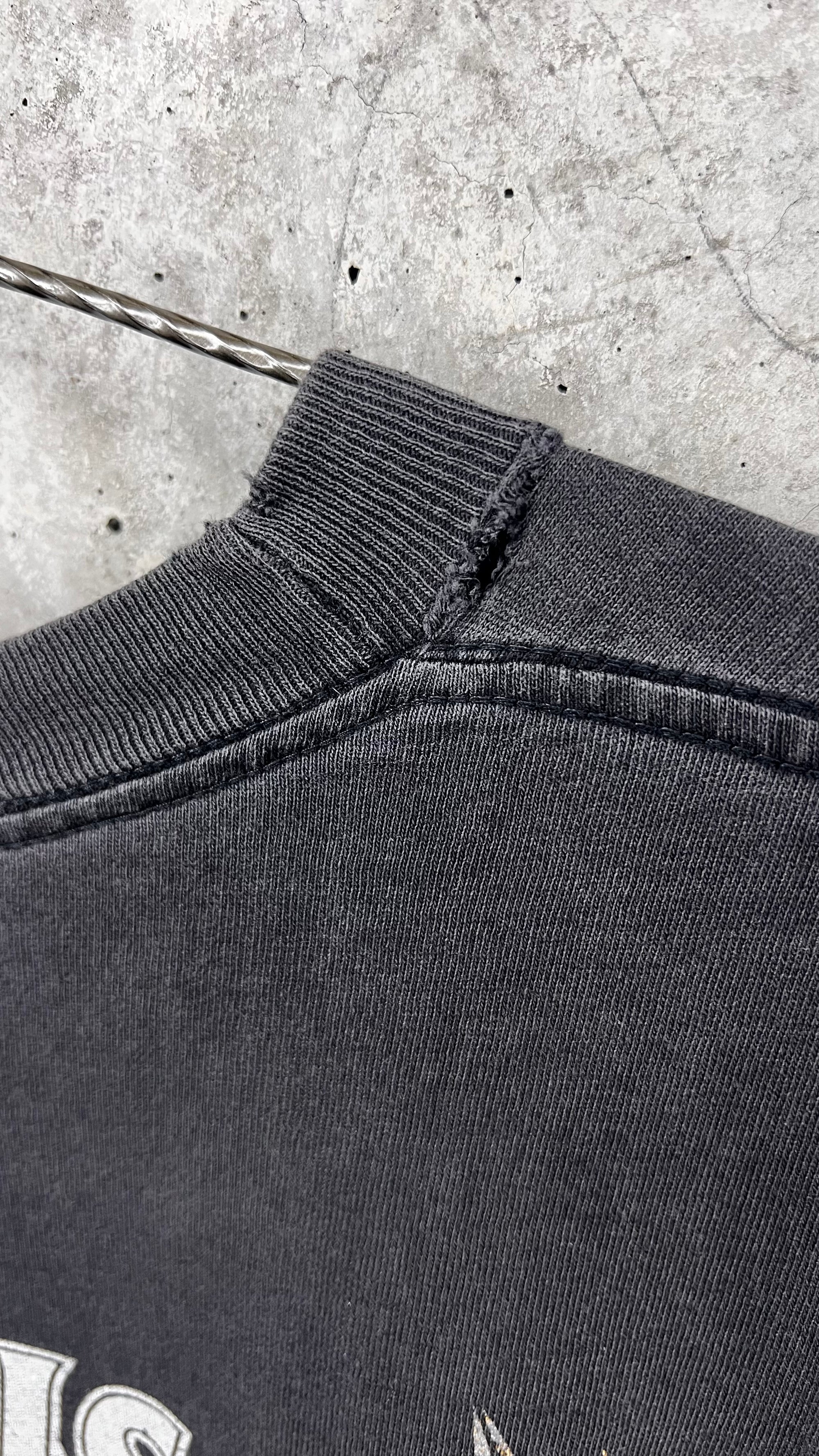 HARLEY DAVIDSON CHROME SWEET CHROME DISTRESSED & FADED FLAME LONG SLEEVE GRAIL | TEXAS BACK HIT