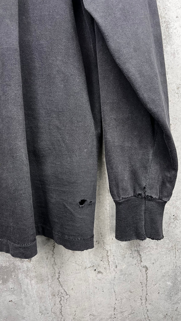 HARLEY DAVIDSON CHROME SWEET CHROME DISTRESSED & FADED FLAME LONG SLEEVE GRAIL | TEXAS BACK HIT