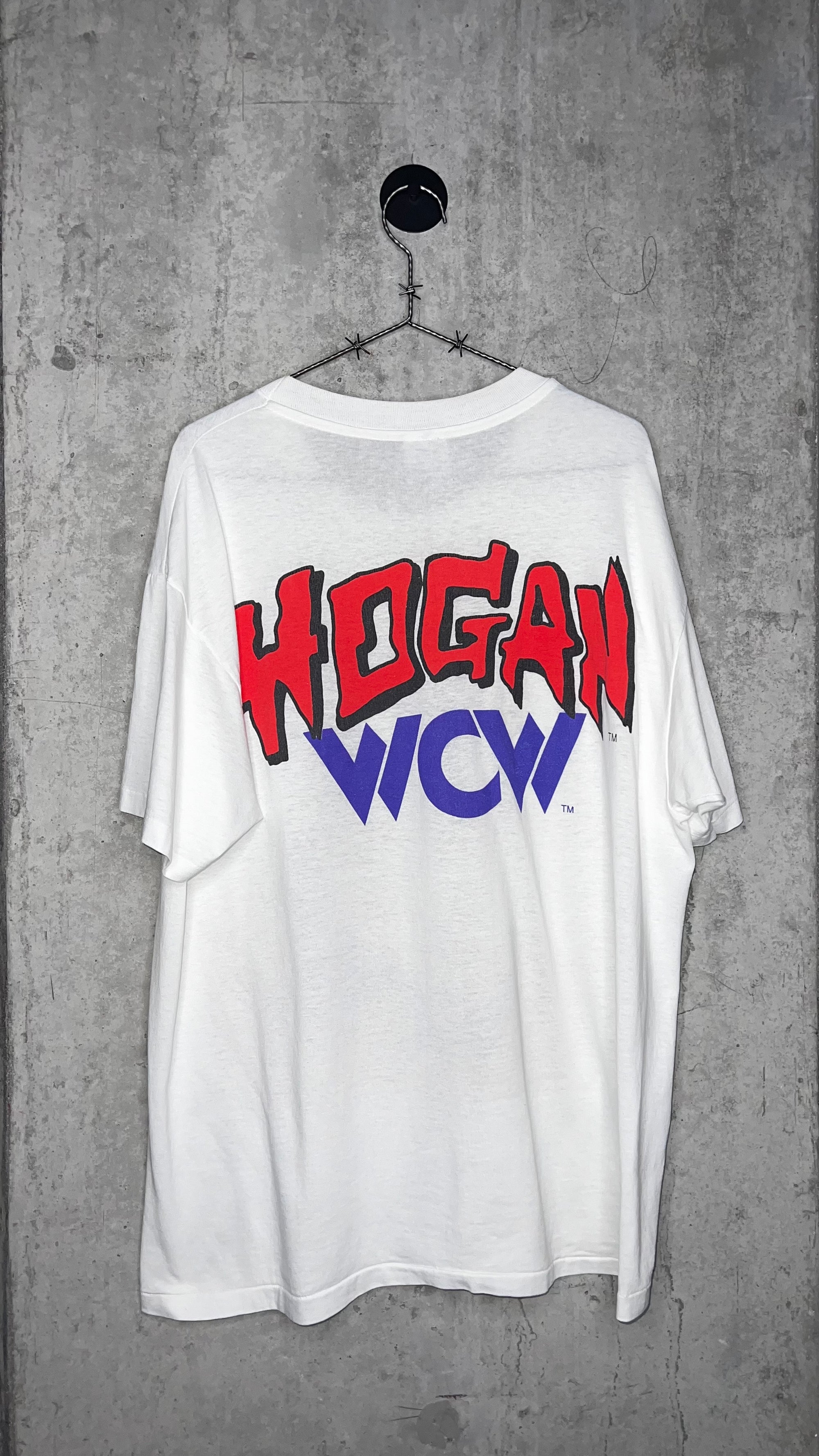 HULK HOGAN BIG FACE WRESTLING GRAIL TEE | HOGAN WCW BACK HIT