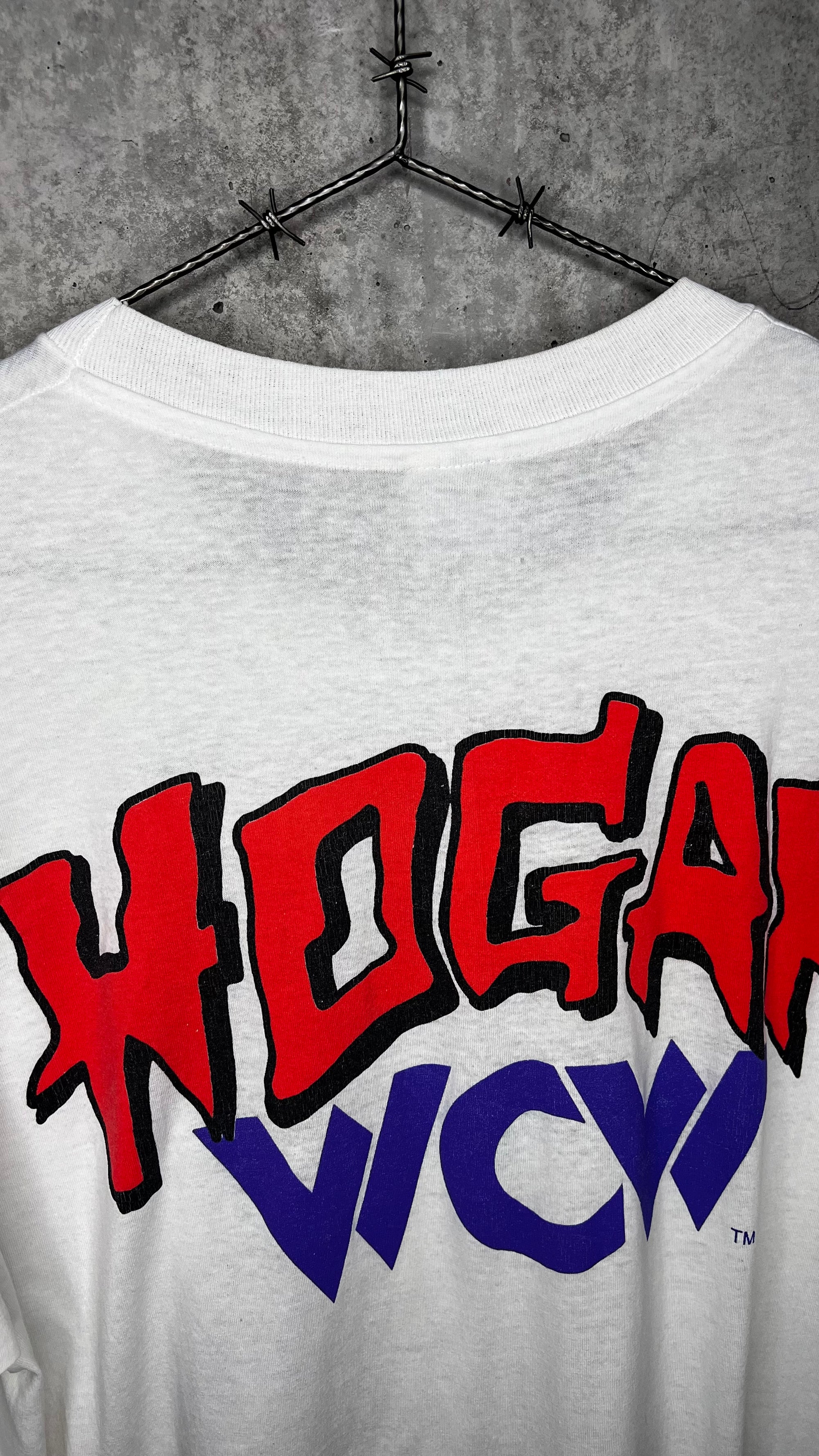 HULK HOGAN BIG FACE WRESTLING GRAIL TEE | HOGAN WCW BACK HIT
