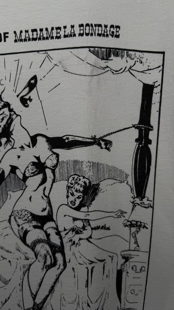 MADAME LA BONDAGE BDSM ART TEE | VINTAGE FETISH ILLUSTRATION BY ENEG