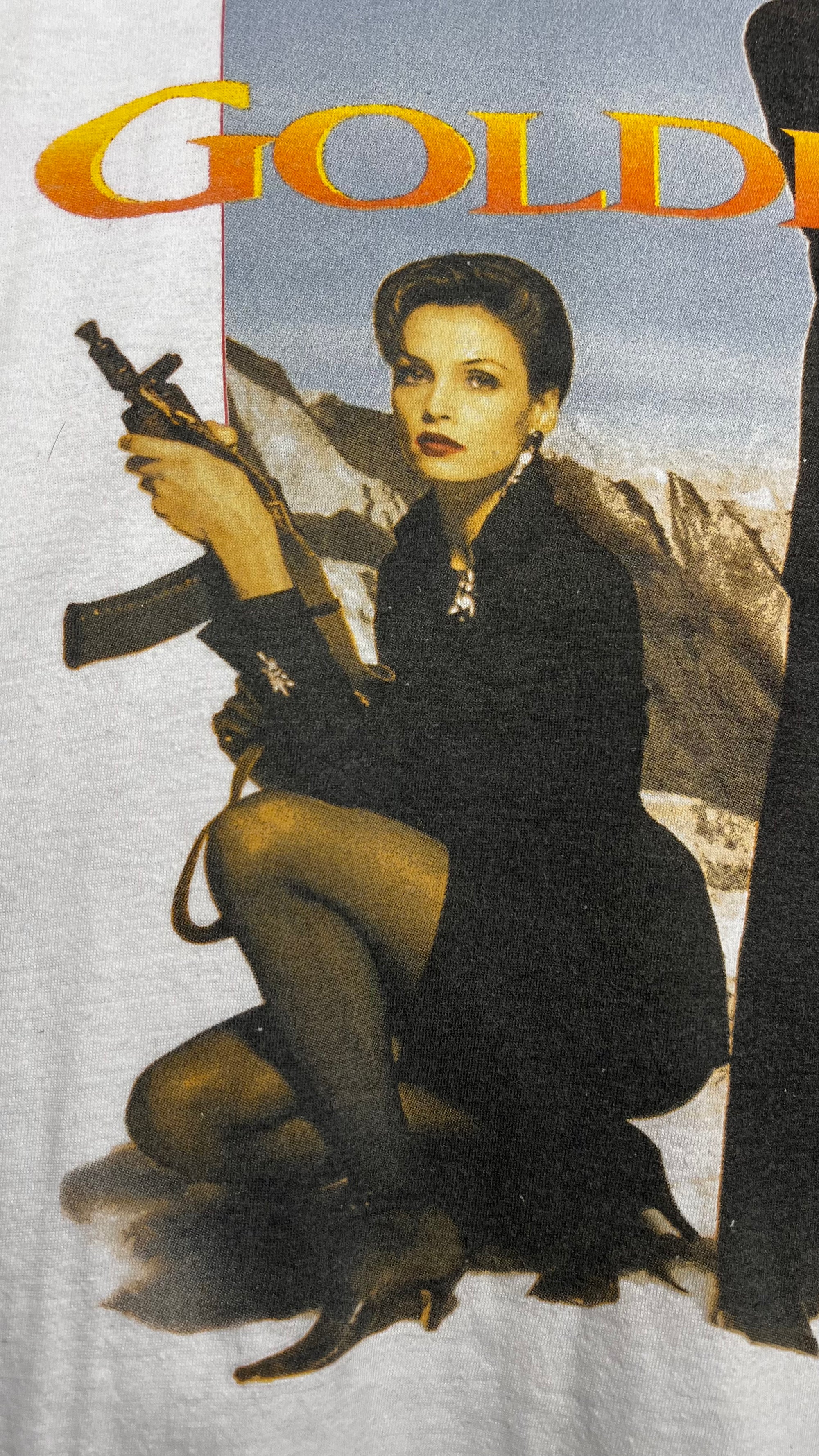 GOLDENEYE MOVIE GRAIL TEE | JAMES BOND | PIERCE BROSNAN | BOND, XENIA & NATALYA