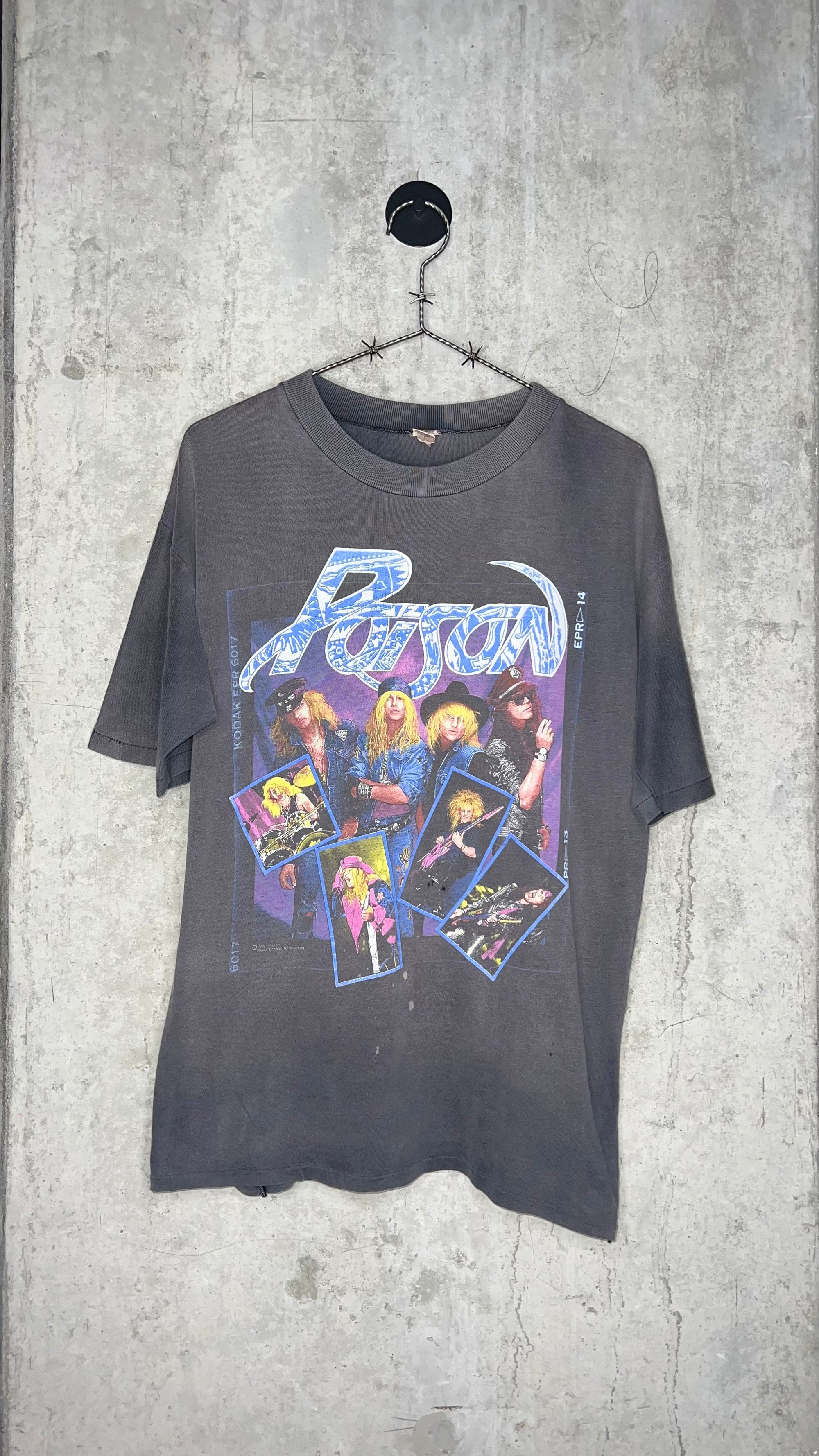 POISON LIVE AS HELL IN AUSTRALIA FADER TEE