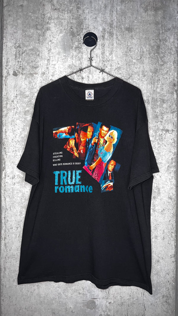 TRUE ROMANCE POSTER PRINT MOVIE TEE | CHRISTIAN SLATER & PATRICIA ARQUETTE