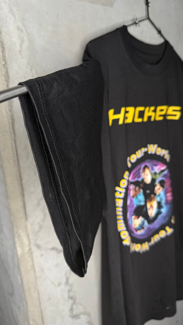 [DRY ROT] HACKERS WORLD DOMINATION TOUR 96’ TEE | ULTRA RARE UK MOVIE PROMO RELEASE VARIANT