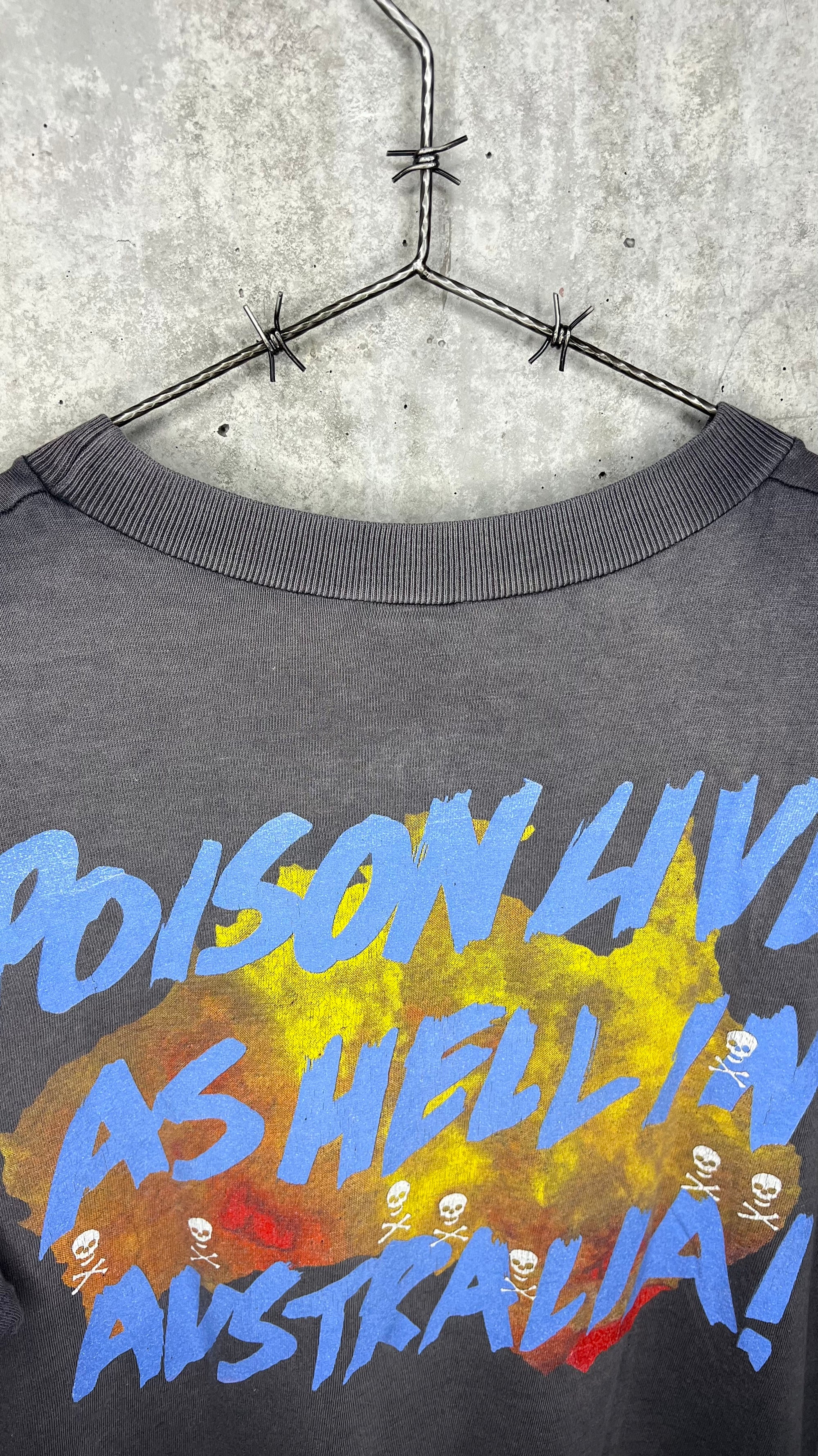 POISON LIVE AS HELL IN AUSTRALIA FADER TEE