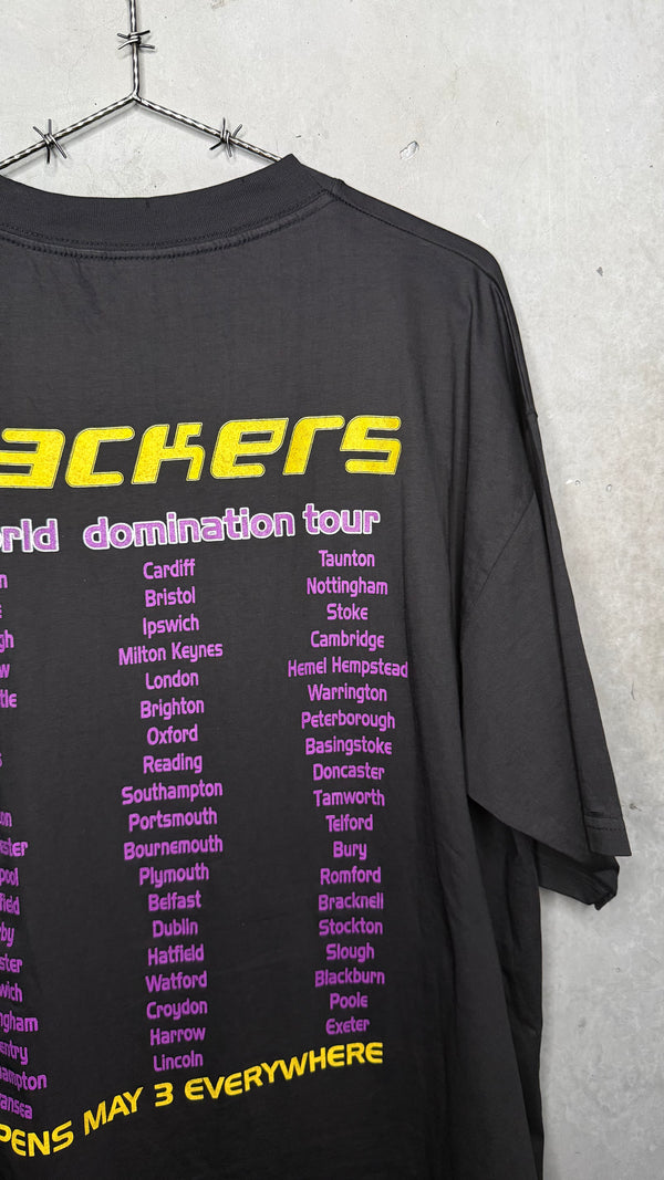[DRY ROT] HACKERS WORLD DOMINATION TOUR 96’ TEE | ULTRA RARE UK MOVIE PROMO RELEASE VARIANT