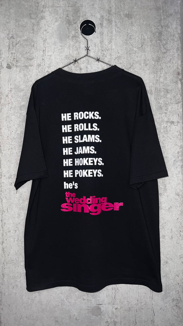 THE WEDDING SINGER POSTER PRINT MOVIE TEE | ADAM SANDLER & DREW BARRYMORE