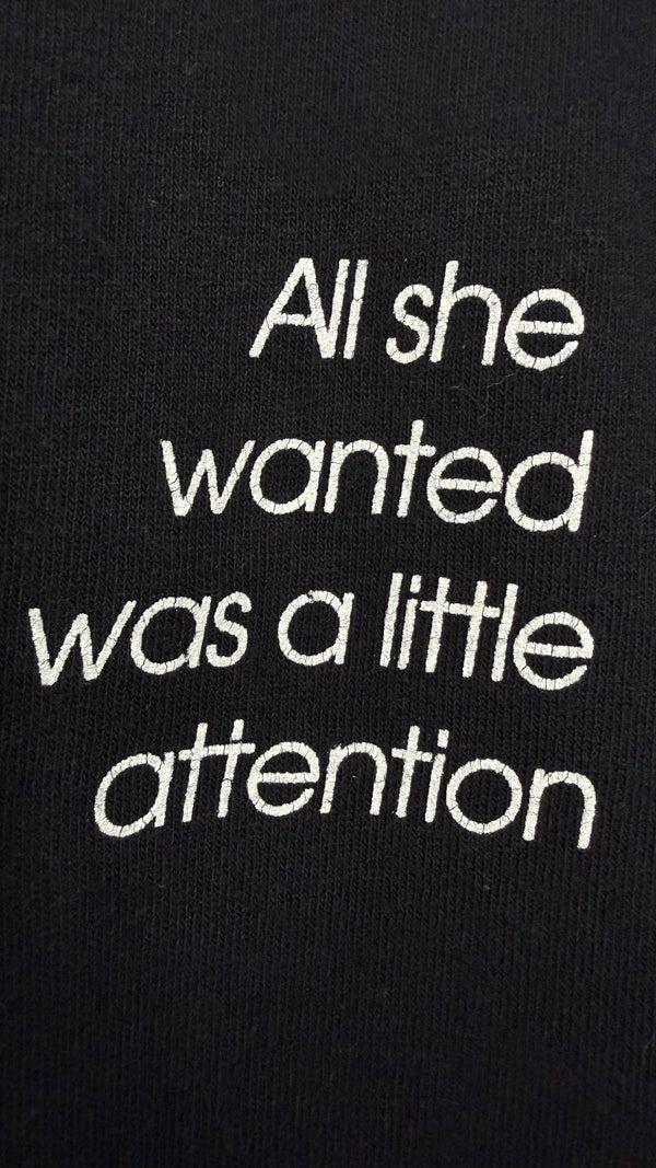 TO DIE FOR MOVIE PROMO TEE | NICOLE KIDMAN | ‘ALL SHE WANTED WAS A LITTLE ATTENTION’