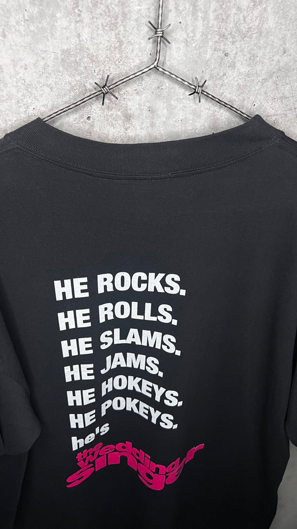 THE WEDDING SINGER POSTER PRINT MOVIE TEE | ADAM SANDLER & DREW BARRYMORE