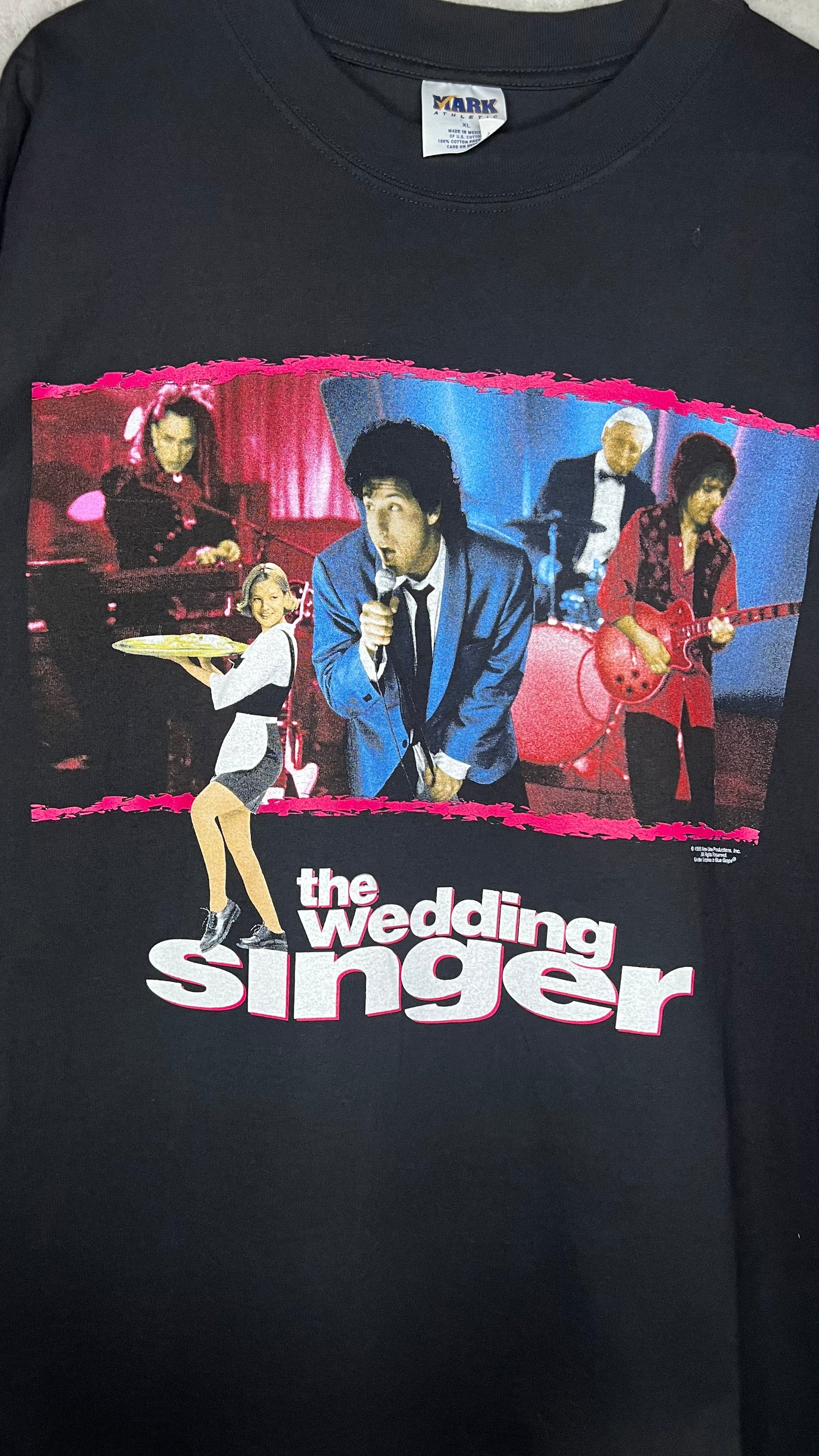 THE WEDDING SINGER POSTER PRINT MOVIE TEE | ADAM SANDLER & DREW BARRYMORE