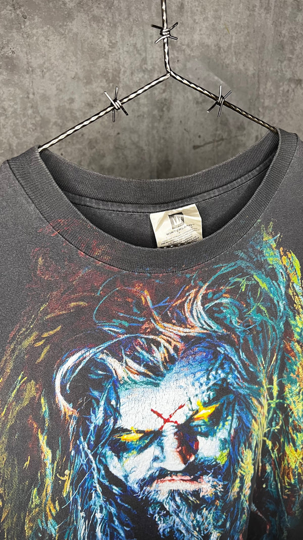 ROB ZOMBIE BIG FACE TEE | 100% HARDCORE FLESH-EATING BLOOD DRINKING LIFE SUCKING ZOMBIE MOTHER FUCKER