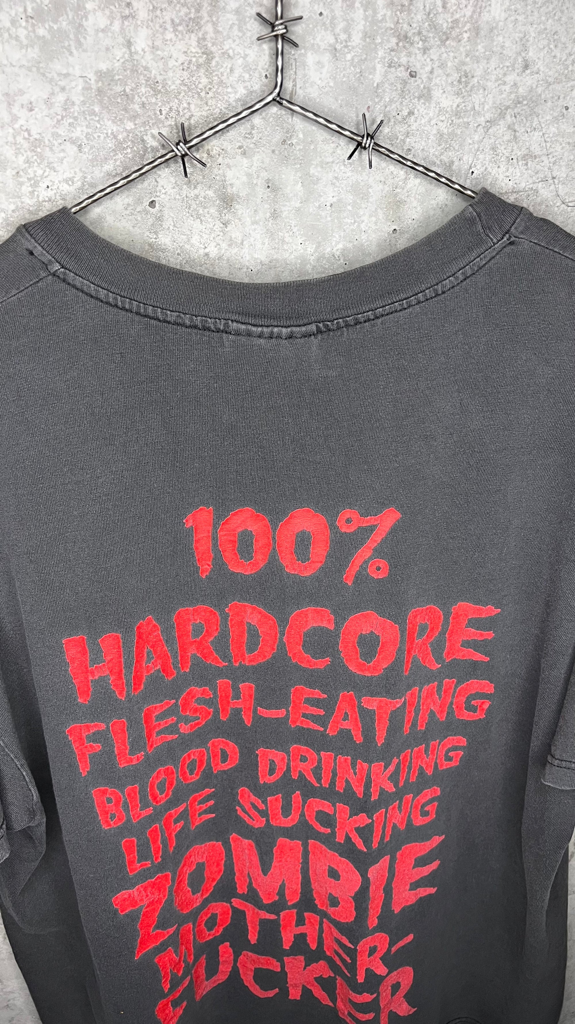 ROB ZOMBIE BIG FACE TEE | 100% HARDCORE FLESH-EATING BLOOD DRINKING LIFE SUCKING ZOMBIE MOTHER FUCKER