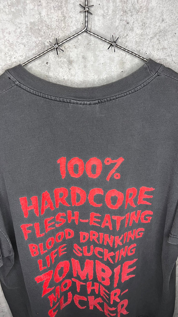 ROB ZOMBIE BIG FACE TEE | 100% HARDCORE FLESH-EATING BLOOD DRINKING LIFE SUCKING ZOMBIE MOTHER FUCKER