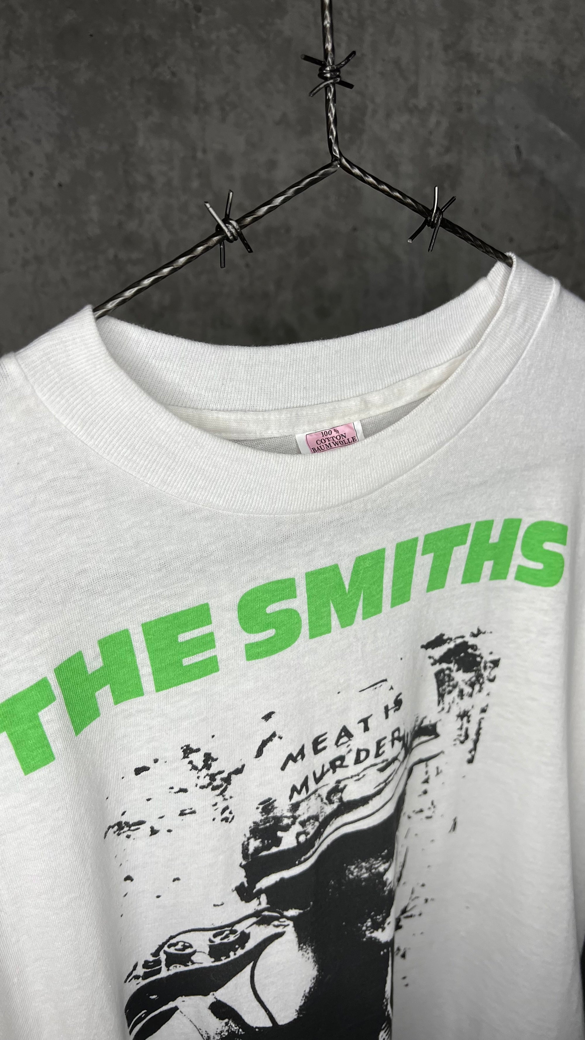 THE SMITHS 80’S MEAT IS MURDER ALBUM ART TEE