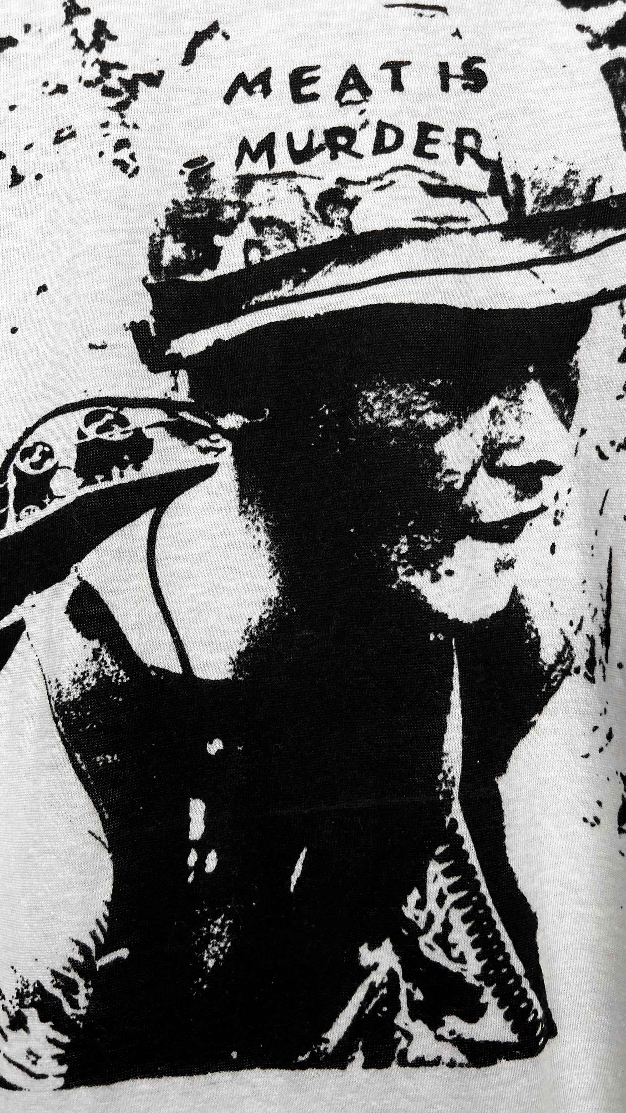 THE SMITHS 80’S MEAT IS MURDER ALBUM ART TEE