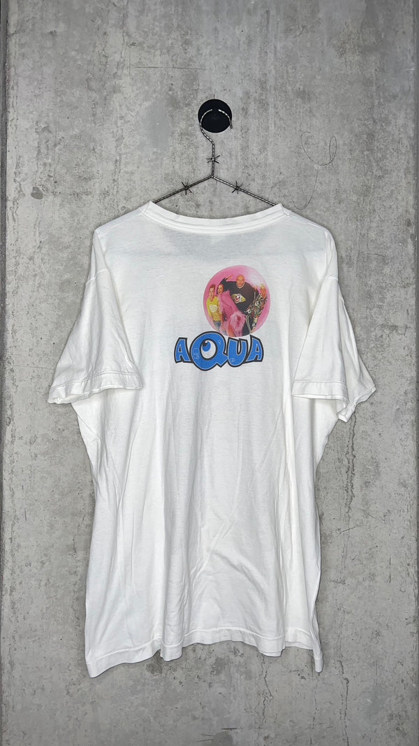 AQUA AQUARIUM WHITE CONCERT TEE