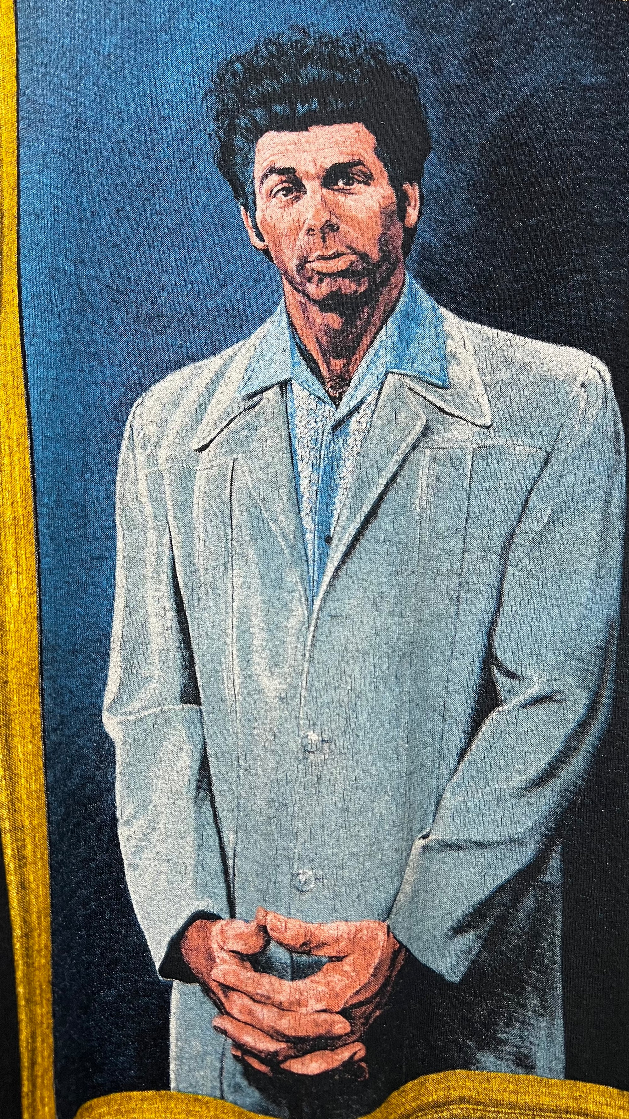 SEINFELD KRAMER PORTRAIT TEE | “HE’S AN LOATHSOME OFFENSIVE BRUTE, YET I CAN’T LOOK AWAY”