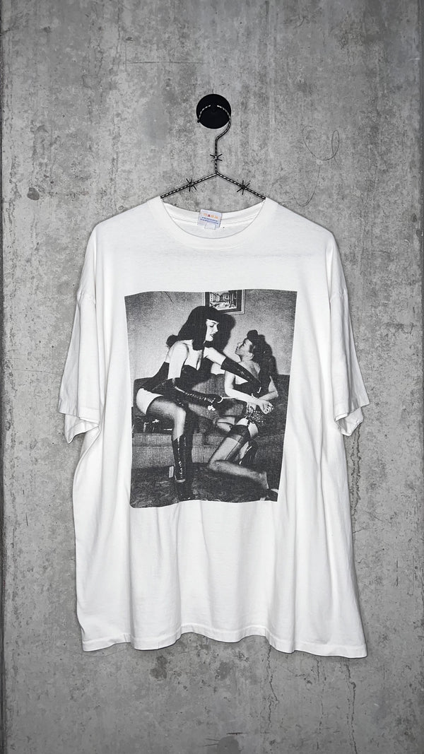 BETTY PAGE B&W BDSM PHOTO TEE