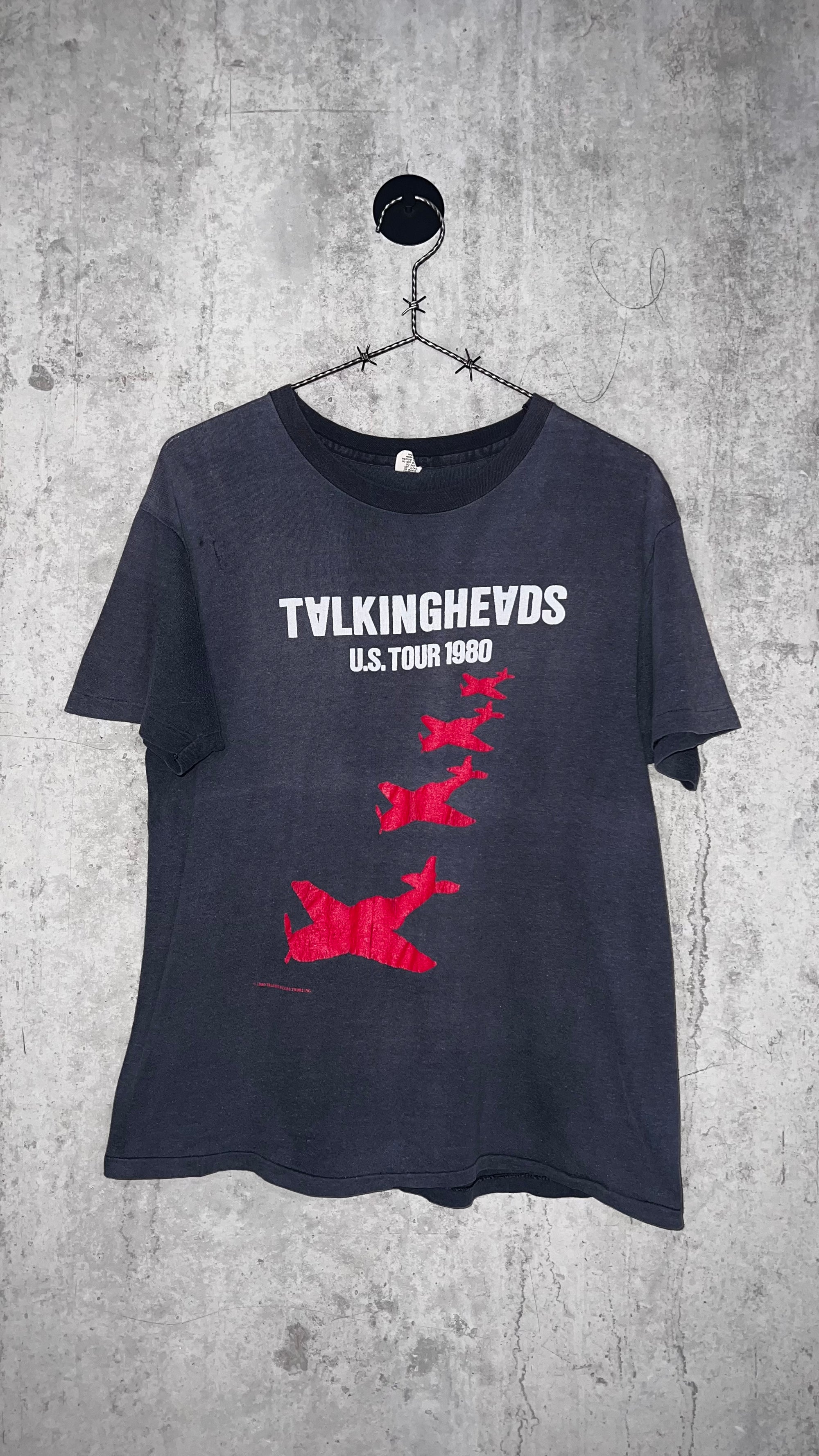 TALKING HEADS U.S. TOUR 80’ | RARE BOMBER JETS TEE