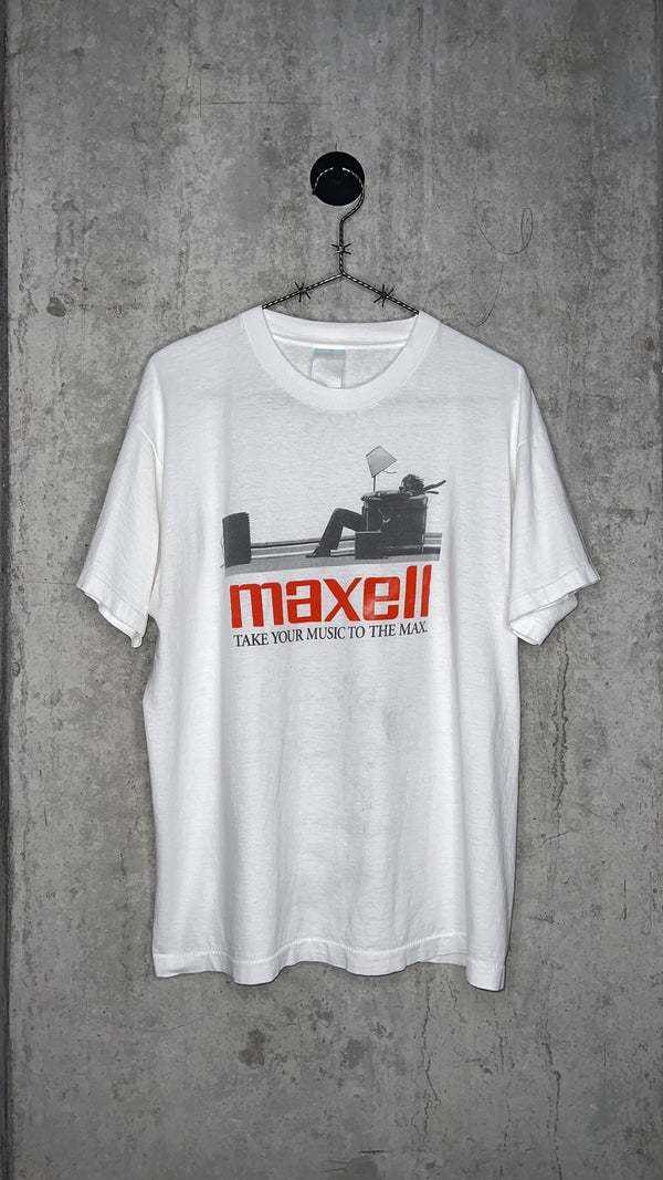 MAXELL AUDIO TEE | TAKE YOUR MUSIC TO THE MAX