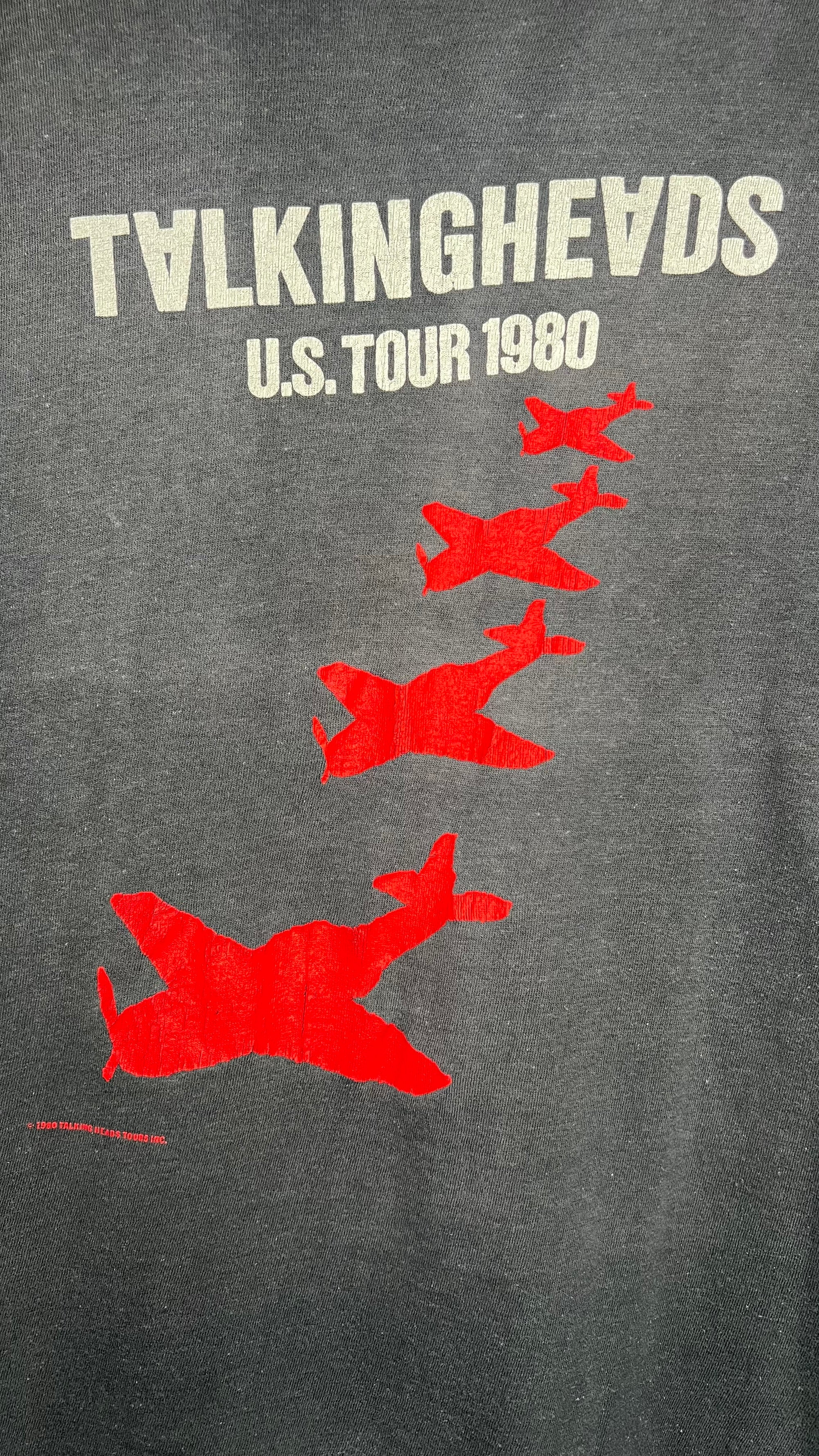 TALKING HEADS U.S. TOUR 80’ | RARE BOMBER JETS TEE