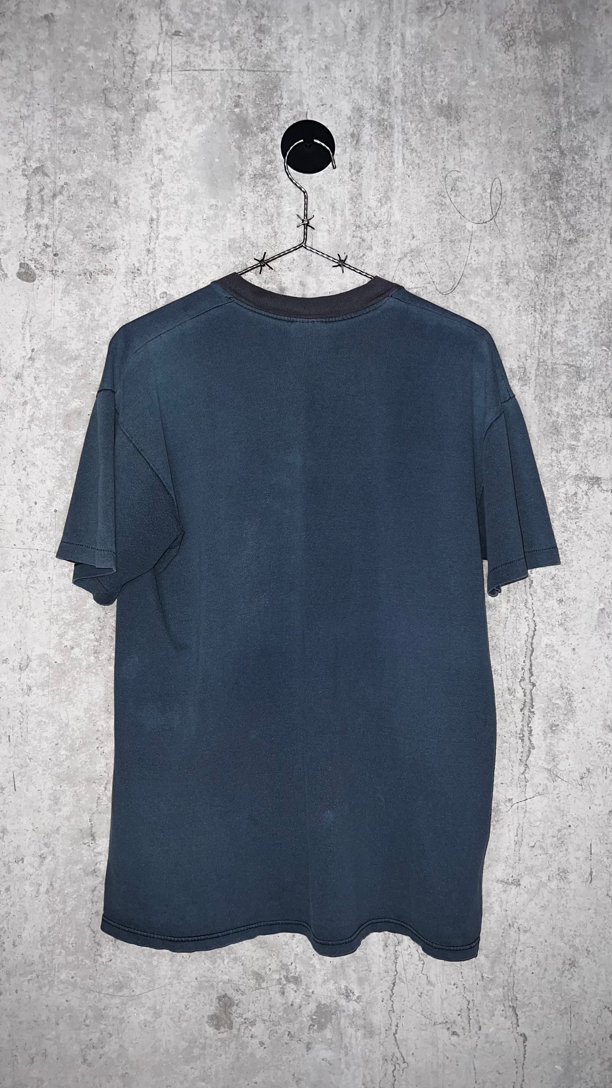 MAZZY STAR SUPER FADED OUT GOLD GLITTER PRINT TEE