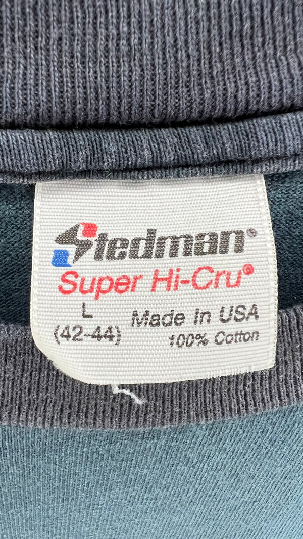 MAZZY STAR SUPER FADED OUT GOLD GLITTER PRINT TEE