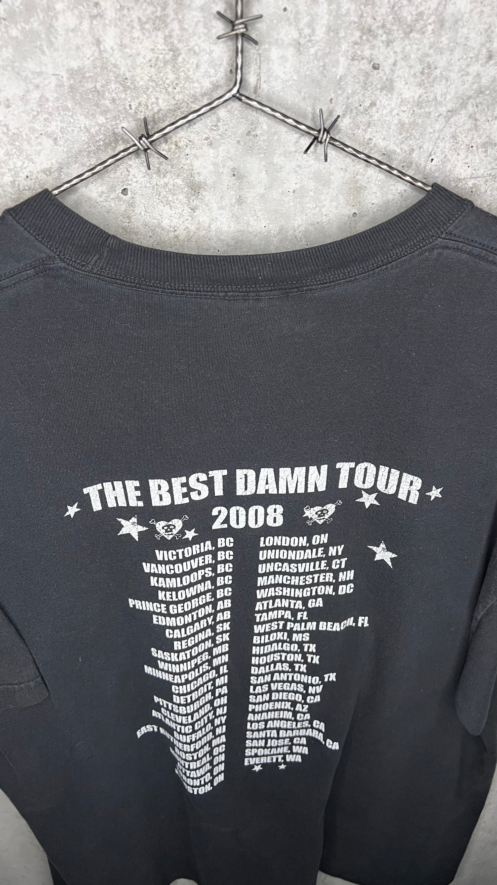 AVRIL LAVIGNE TOUR TEE 08’ | THE BEST DAMN TOUR