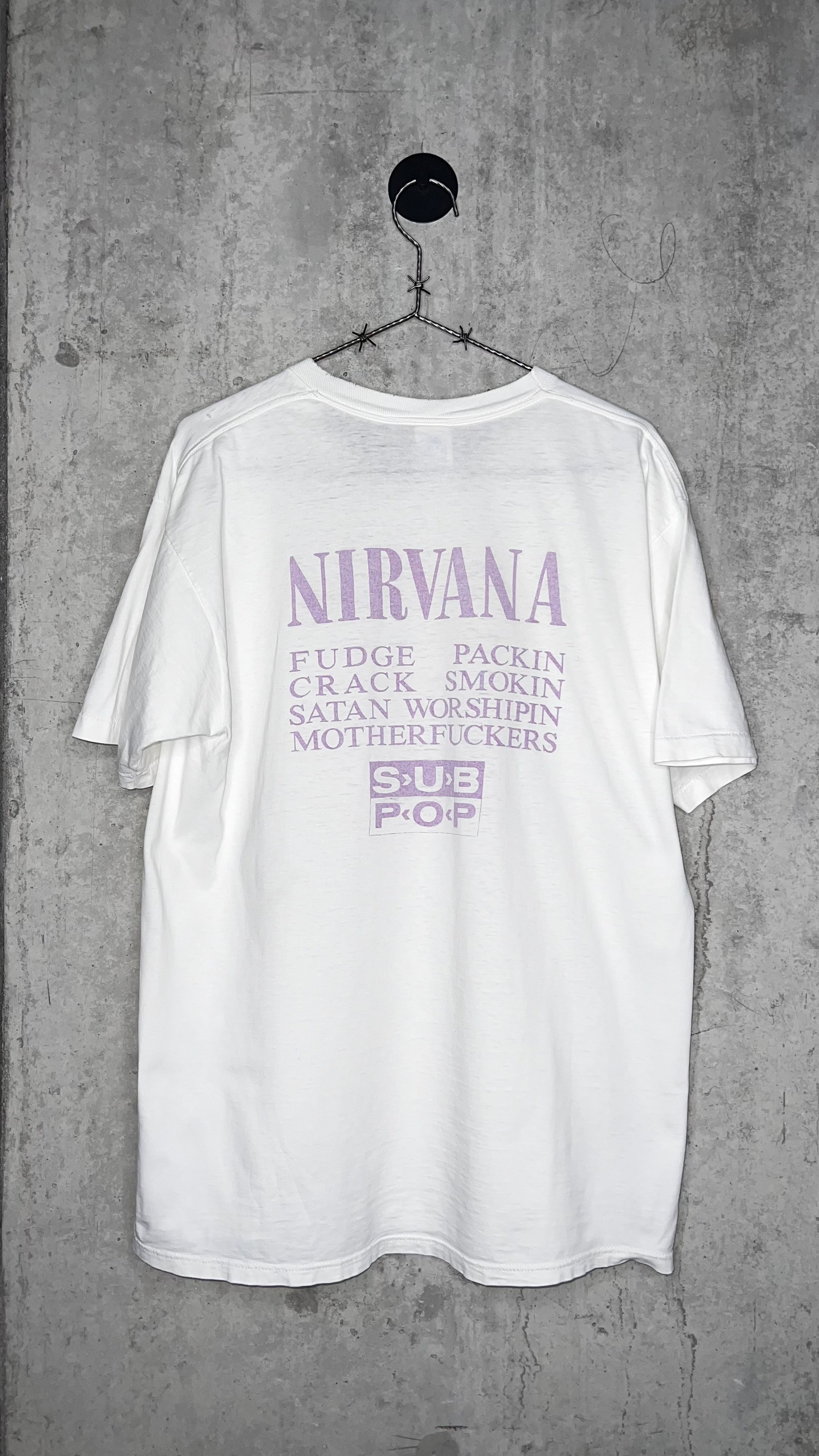 NIRVANA NEON VESTIBULE 89’ TEE | SUB POP BACK HIT
