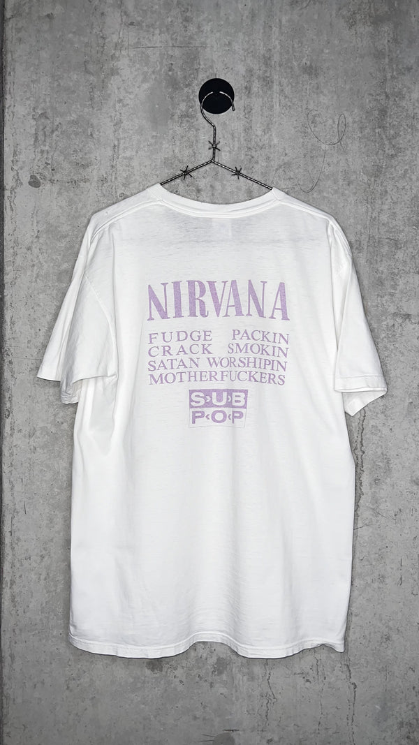 NIRVANA NEON VESTIBULE 89’ TEE | SUB POP BACK HIT