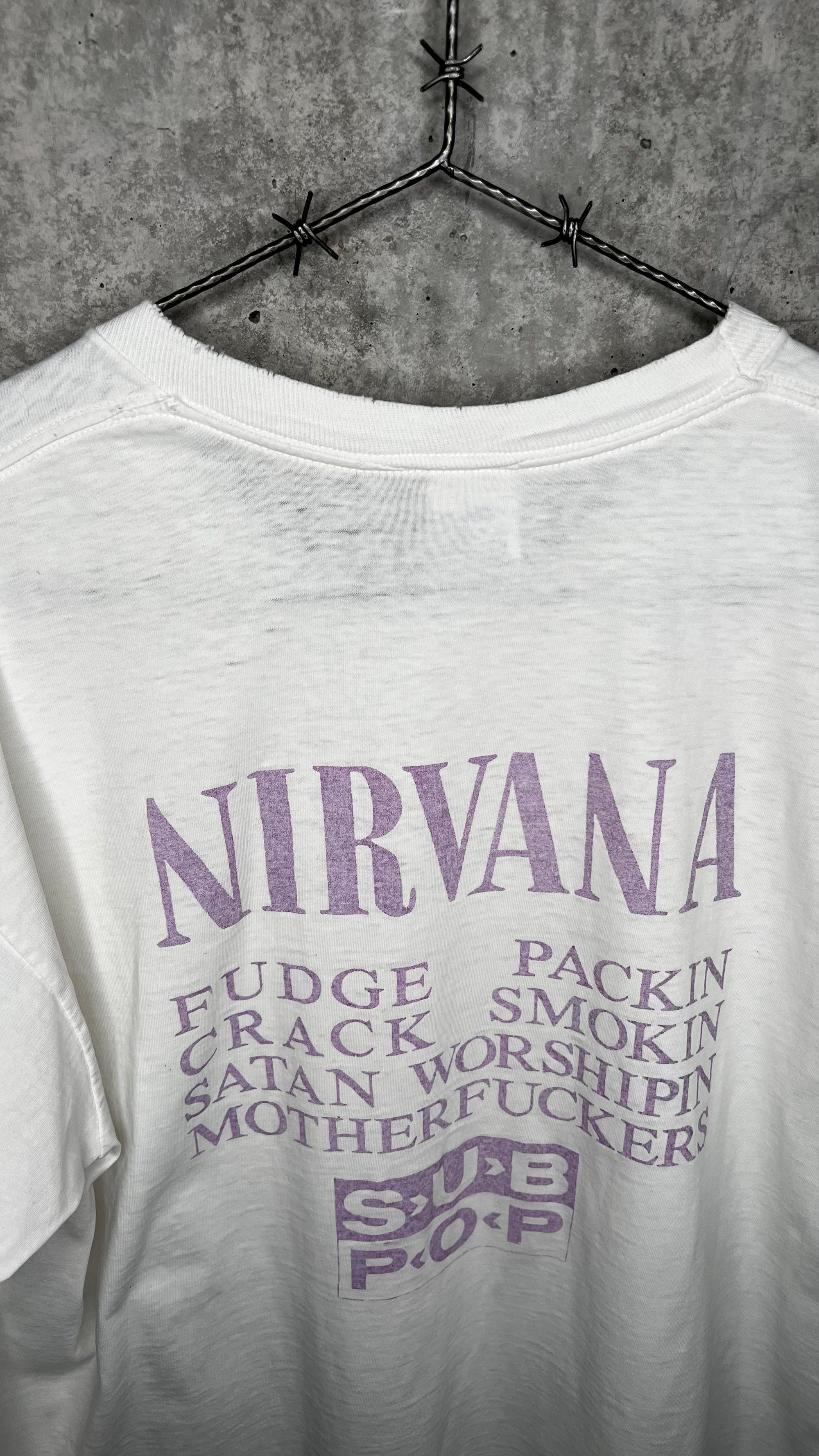 NIRVANA NEON VESTIBULE 89’ TEE | SUB POP BACK HIT