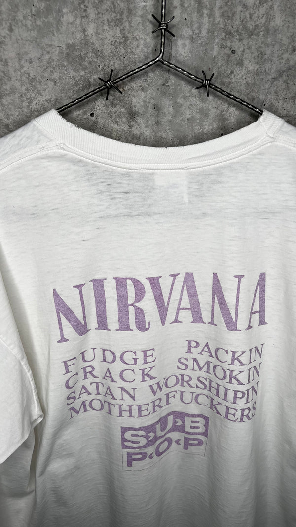 NIRVANA NEON VESTIBULE 89’ TEE | SUB POP BACK HIT