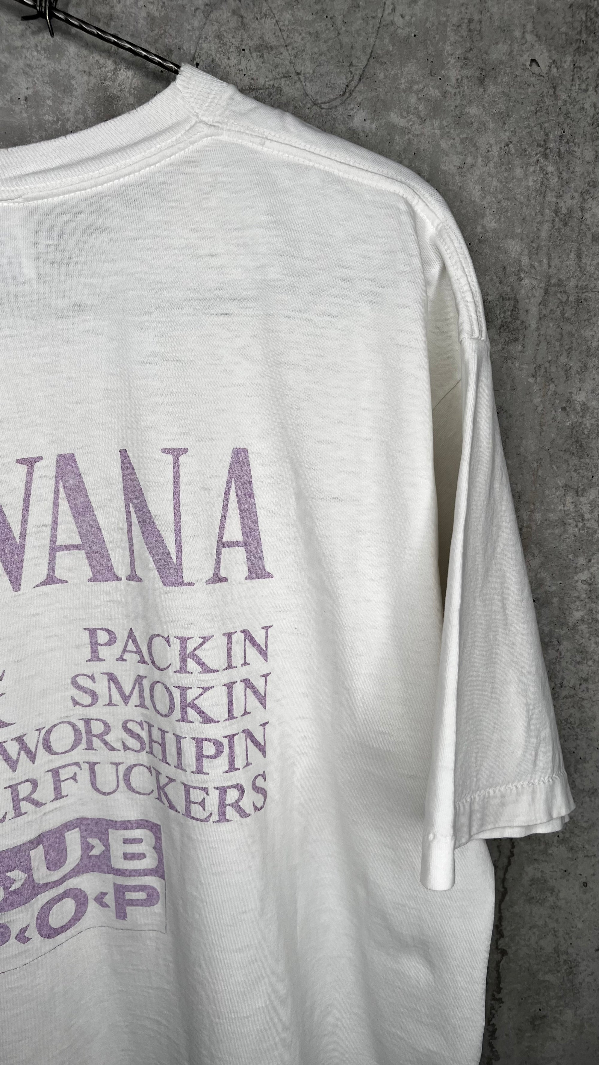 NIRVANA NEON VESTIBULE 89’ TEE | SUB POP BACK HIT