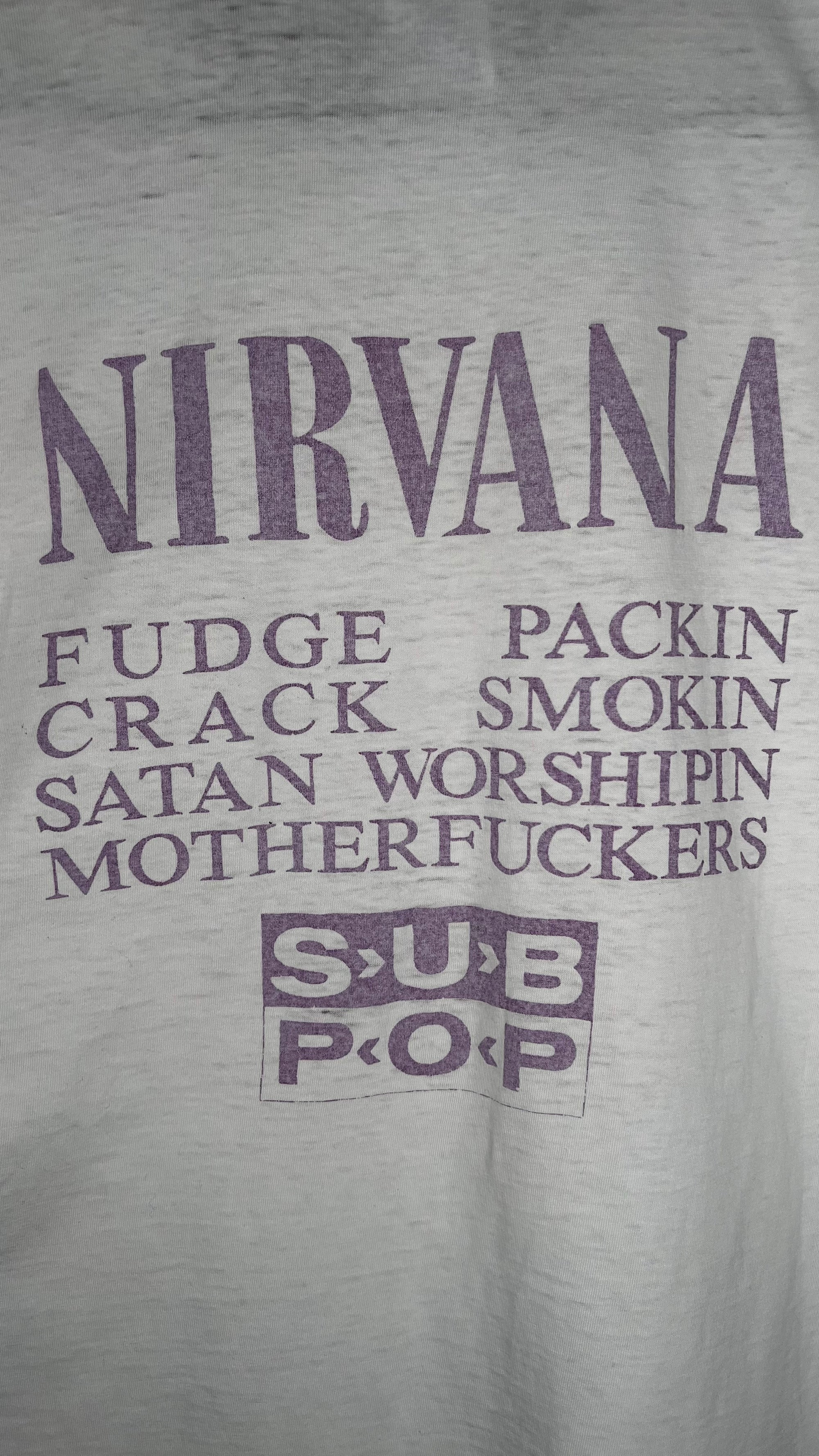 NIRVANA NEON VESTIBULE 89’ TEE | SUB POP BACK HIT