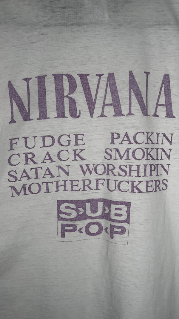 NIRVANA NEON VESTIBULE 89’ TEE | SUB POP BACK HIT