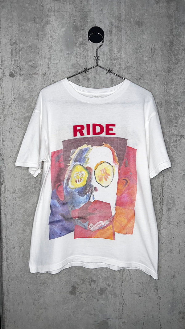 RIDE GOING BLANK AGAIN ALBUM ART EURO TEE