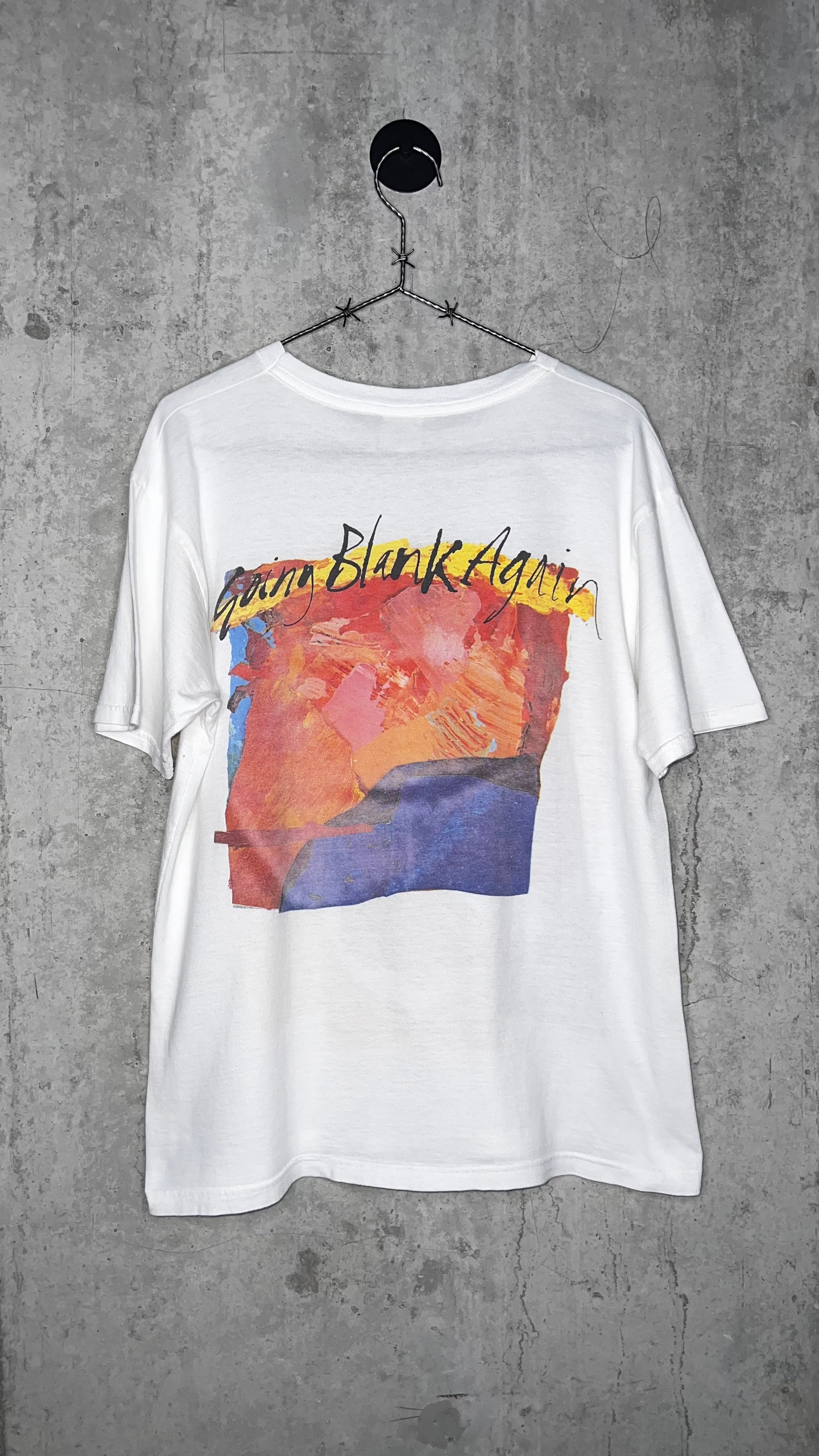 RIDE GOING BLANK AGAIN ALBUM ART EURO TEE