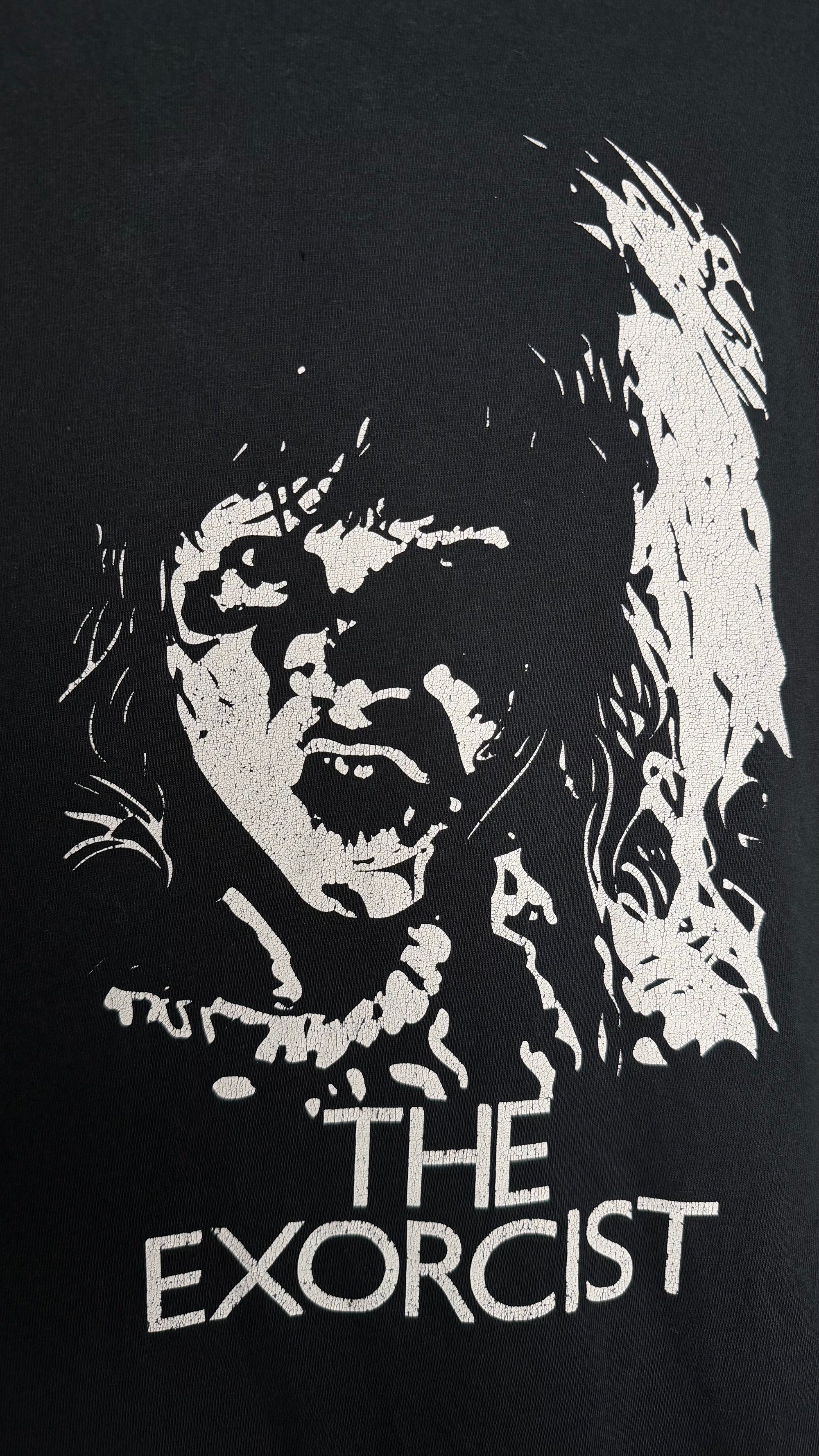 THE EXORCIST BLACK & WHITE PRINT MOVIE TEE